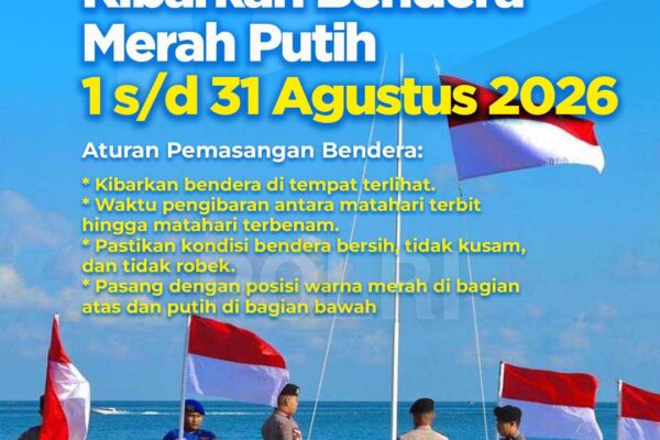 Momentum Agustus, Polres Simalungun Ajak Seluruh Elemen Kibarkan Bendera Merah Putih di Rumah dan Kantor
