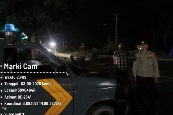 Polsek Bosar Maligas Genjot Patroli Malam, Kanit Reskrim Pimpin Langsung Cegah Balap Liar dan 3C