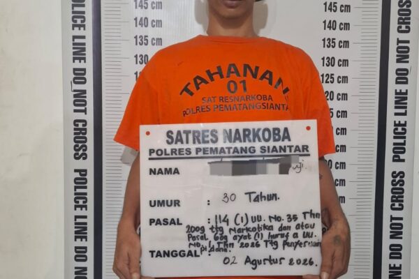 Undercover Buy Berhasil, Polres Pematangsiantar Bekuk M.P. (30) dengan 10 Butir Ekstasi, Pemasok dari Medan Diburu
