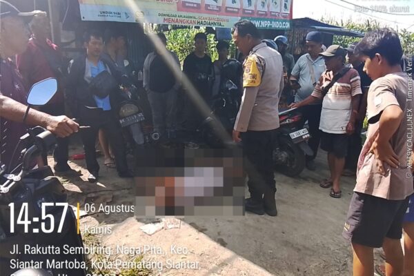 Polsek Siantar Martoba Respon Cepat, Warga Tak Dikenal Ditemukan Tak Sadar di Jalan Darussalam