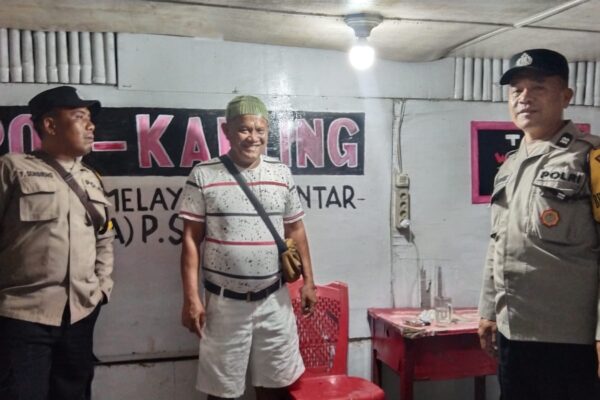 Polsek Siantar Utara Gelar SALING, Kapolsek: Petugas Pos Kamling Diimbau Waspada dan Aktif Ronda Malam