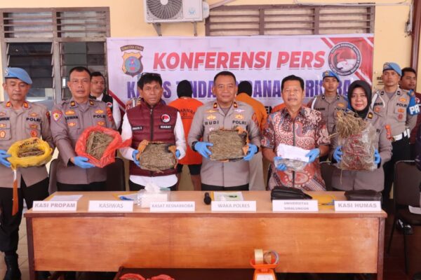 Dari Fakultas Ekonomi ke Pertanian, Polres Pematangsiantar Sita Ganja 3.249 Gram di Lingkungan Kampus