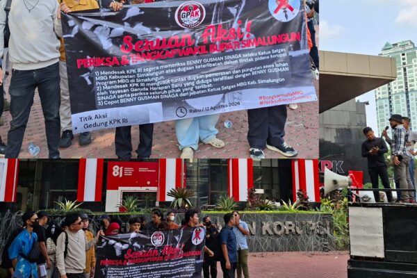 Wakil Bupati Simalungun Diduga Aktor Utama Korupsi MBG, GPAK Kepung KPK Minta Benny Diperiksa