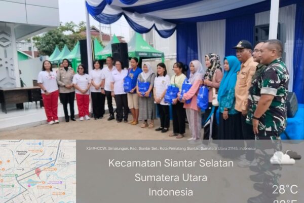 Polsek Siantar Selatan Dukung Gebyar IVA Test, Ketua PKK Ny. Liswaty Wesly Silalahi Pimpin Pemeriksaan