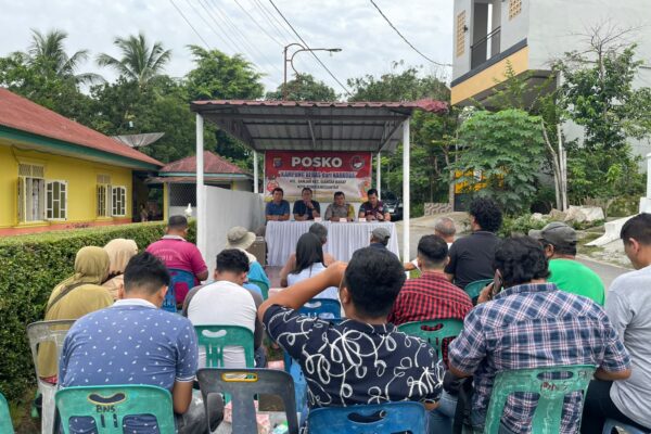 Satresnarkoba Polres Pematangsiantar Gelar Sosialisasi Narkoba, Warga Banjar Diimbau Jauhi Penyalahgunaan Narkoba