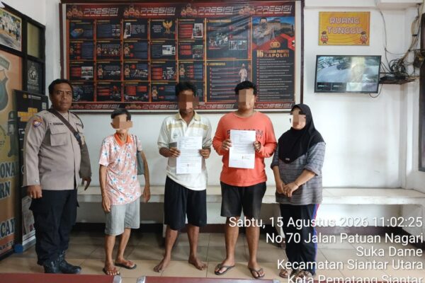 AC (43) Tipu DAAS (22) Rp1,5 Juta, Berujung Penganiayaan dan Penyekapan, Polsek Siantar Utara Mediasi Damai