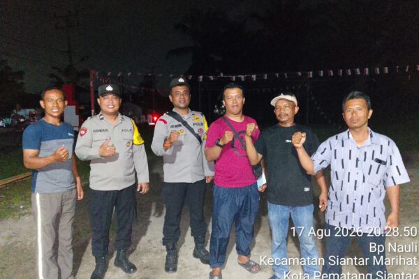 Polsek Siantar Marihat Kawal Malam, Patroli Blue Light Antisipasi Curat, Curas, dan Curanmor