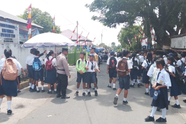 Polsek Siantar Selatan Kawal Keamanan, Patroli di 4 Titik Rawan Curat, Curas, dan Curanmor