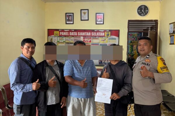 Polsek Siantar Selatan Tangani Selisih Paham, Kapolsek: Kedua Pihak Buat Surat Pernyataan Bermaterai