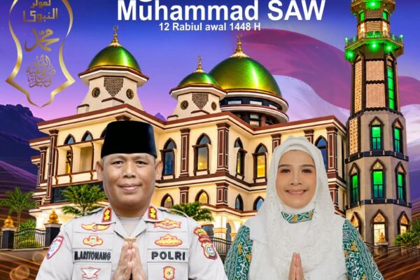 Kapolres AKBP Marganda Aritonang dan Bhayangkari Ucapkan Selamat Maulid Nabi Muhammad SAW 1448 H