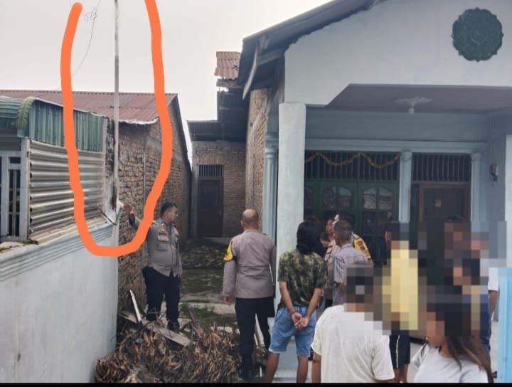 Polsek Siantar Martoba Respon Cepat, Laporan Ibu Boru S soal Pipa Tiang Listrik Ditindaklanjuti