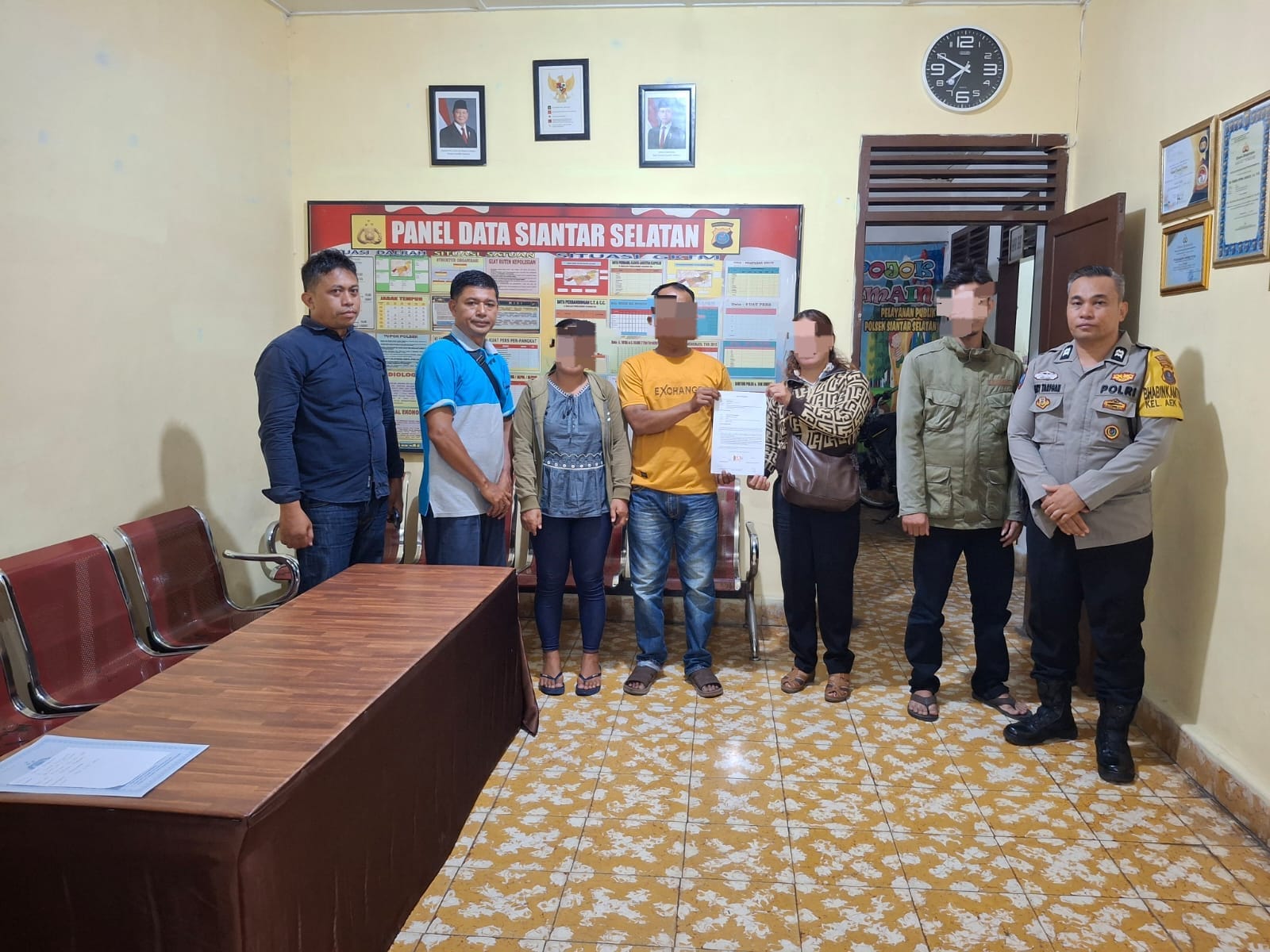 Polsek Siantar Selatan Tangani Dugaan Penganiayaan, Kapolsek: Kedua Pihak Saling Memaafkan dan Buat Surat Perdamaian