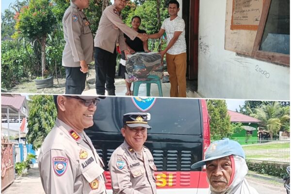 Polres Pematangsiantar Peduli, Bantuan Beras dan Pakaian untuk Pasien Rehabilitasi dan Warga Kurang Mampu