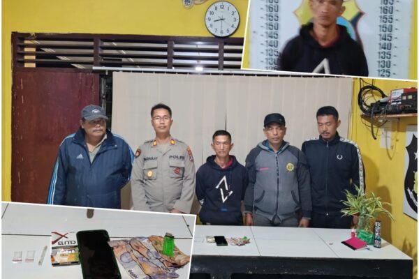 Polsek Dolok Silau Bekuk Pengedar Sabu di Depan Gereja GKII, Barang Bukti 2 Klip dan Uang Rp55 Ribu Diamankan