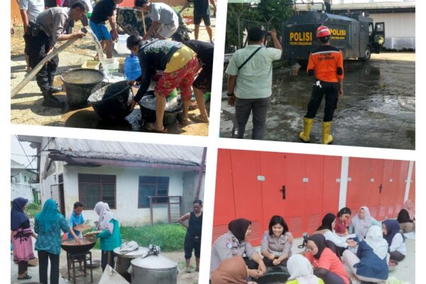 Dari Musholah hingga Dapur Umum, Kapolres Simalungun dan Jajaran Bergerak Penuh Bantu Korban Banjir