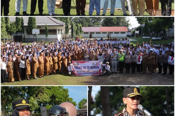 Kapolres AKBP Sah Udur dan Polwan Polres Pematangsiantar Beri Motivasi, Pelajar Diingatkan Jauhi Narkoba dan Bullying