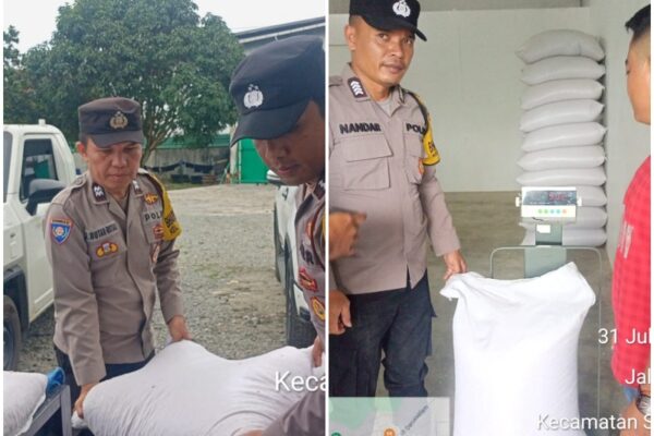 Polsek Siantar Martoba Dampingi Penjualan 2,5 Ton Jagung, Kapolsek: Bentuk Komitmen Polri Dukung Ketahanan Pangan