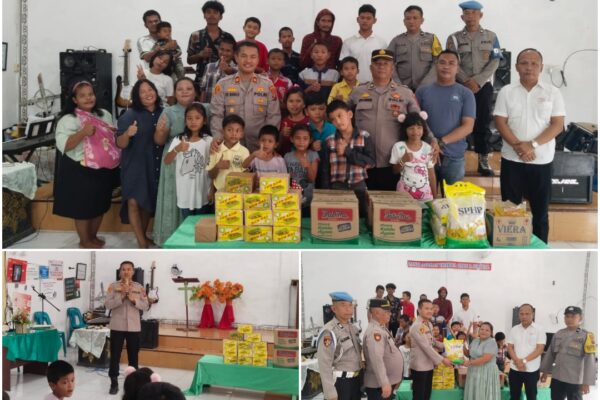 Polsek Siantar Martoba Peduli Anak Yatim, Bansos untuk Panti Asuhan Thabita Care Sambut HUT RI ke 81