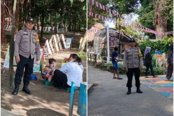 Polsek Siantar Barat Patroli KRYD, Cegah Gangguan Kamtibmas di Taman Hewan dan Taman Bunga