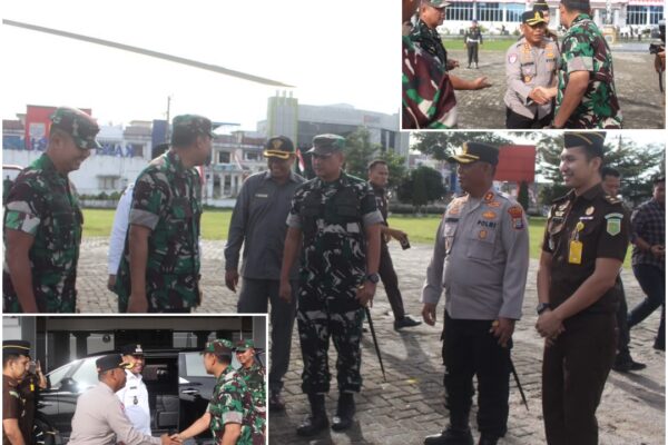 Pangdam I/BB Mayjen TNI Hendy Antariksa Kunjungi Simalungun, Kapolres dan Forkopimda Hadir di Kantor Bupati