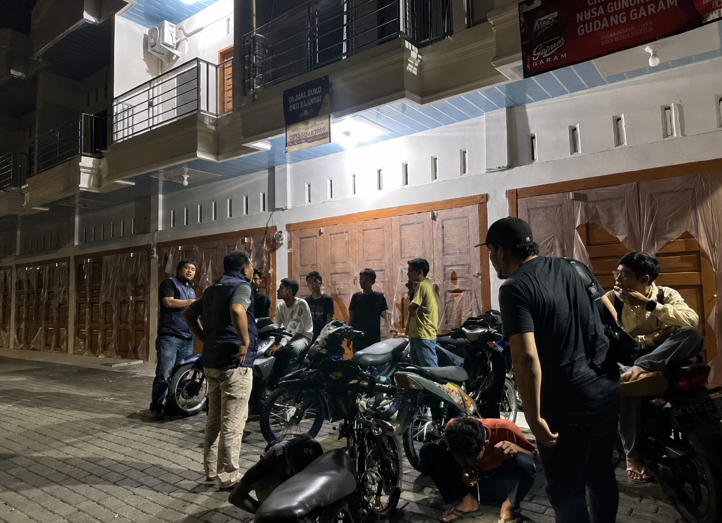 Tim Resmob Polres Simalungun Patroli Lampu Biru, Datangi Remaja yang Berkumpul di Lintas Sumatera