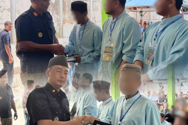 Rutan Tanjung Pura Gelar Peringatan Maulid Nabi Muhammad SAW Sekaligus Pemberian Sertifikat Pesantren Kilat