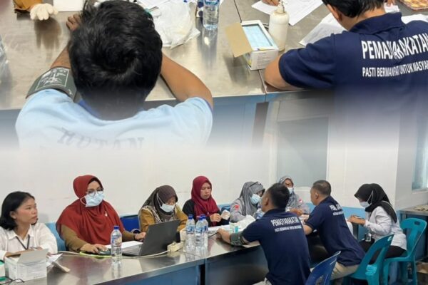Rutan tanjung pura Gelar Cek Kesehatan Gratis (CKG) dan Rontgen DadaBagi Warga Binaan Cegah Penyakit Menular