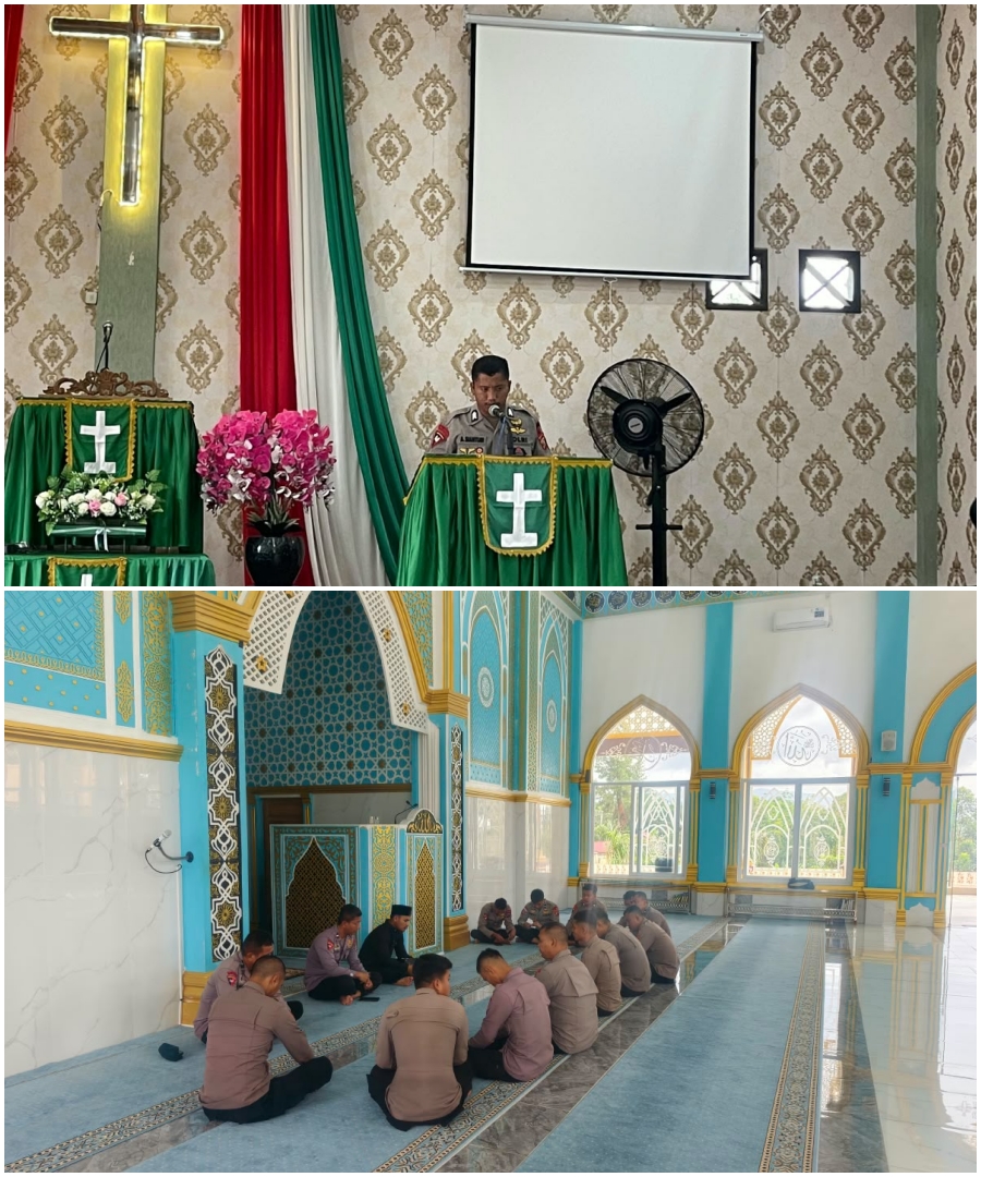Tak Hanya Fisik, Brimob Sumut Perkuat Iman dan Integritas Moral Personel Lewat Binrohtal
