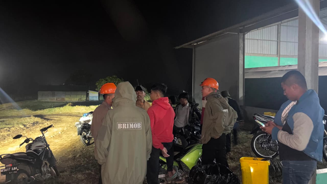 Brimob Sumut Siaga di Radius 5 Km, Pantau Gunung Sinabung dan Beri Rasa Aman ke Warga