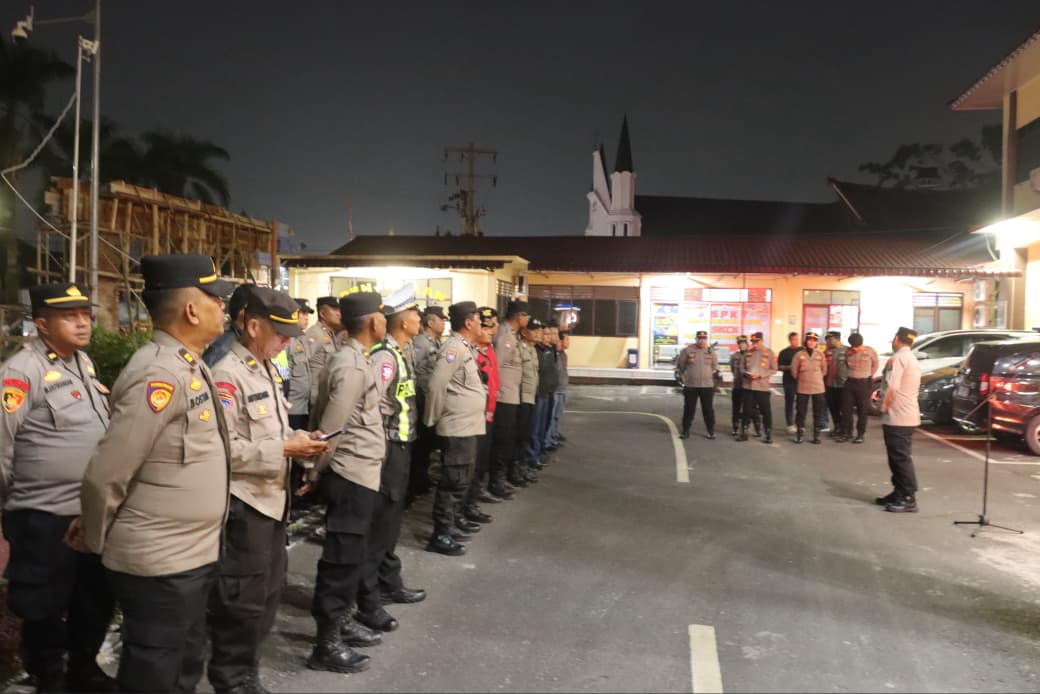 Apel KRYD di Mako Polres, Kapolres Ajak Personel Cegah Penyakit Masyarakat