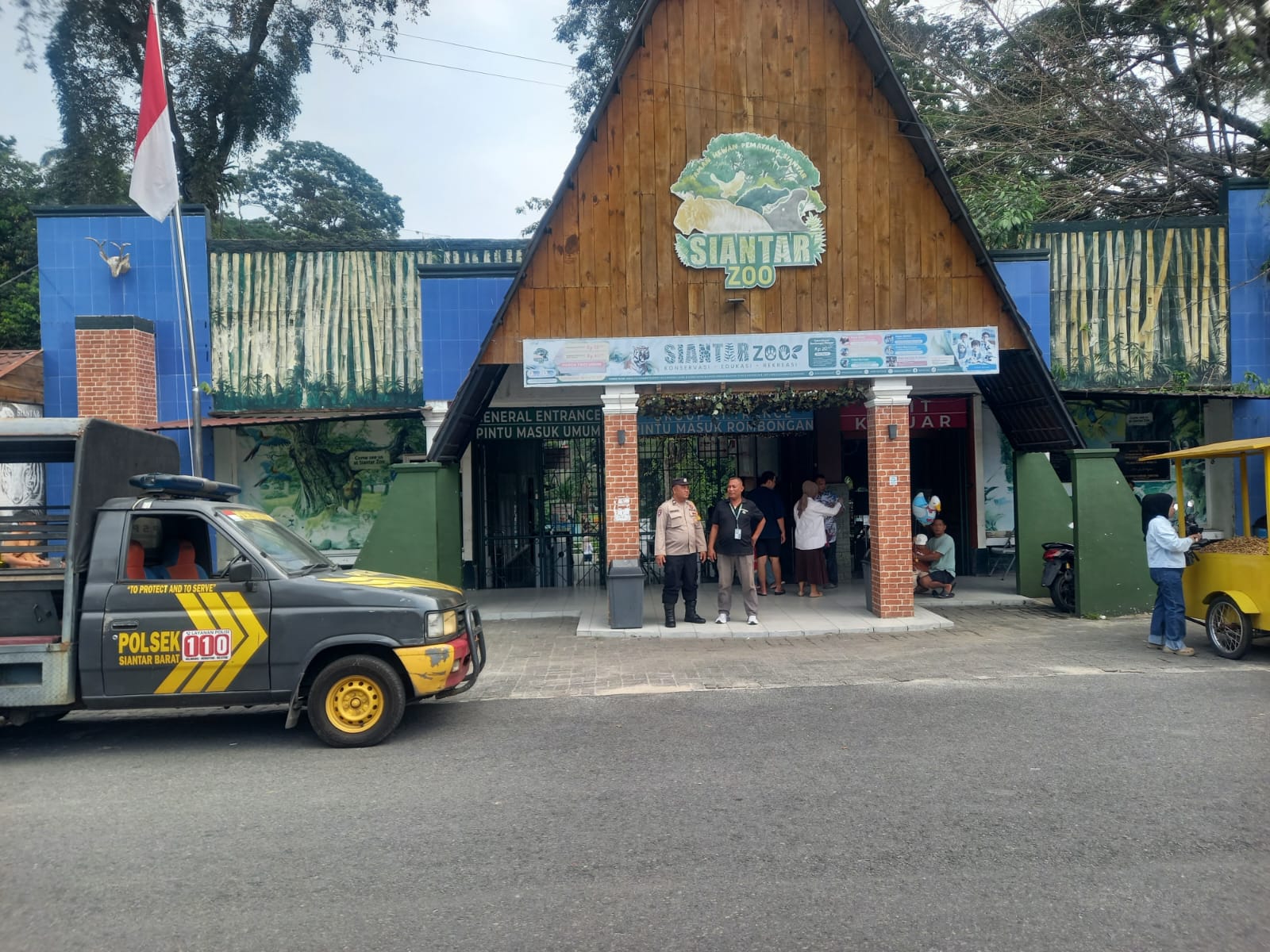 Polsek Siantar Barat Patroli KRYD di Taman Hewan dan Taman Bunga, Beri Rasa Aman ke Masyarakat