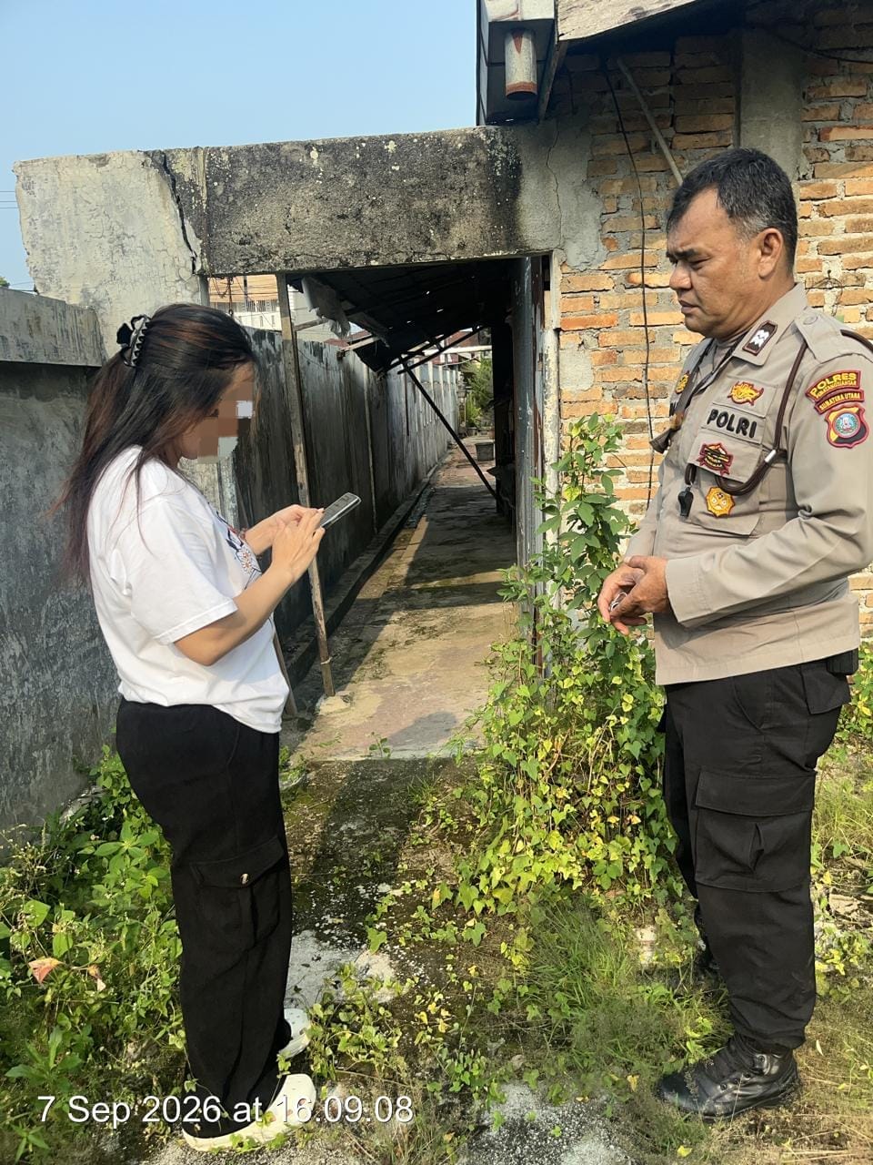 Call Center 110 Terima Laporan Pencurian, Polsek Siantar Martoba Respon Cepat