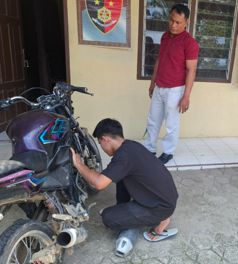 Polsek Bandar Pasir Mandoge Bina Pengendara Knalpot Brong, Wajib Kembali Gunakan Knalpot Standar
