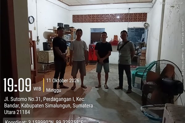 Klarifikasi Isu Judi Tembak Ikan, Kapolsek Bandar Huluan Bersama Kepling dan Warga Beberkan Fakta
