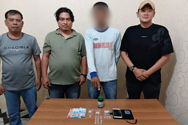 Sembunyikan Sabu di Belakang Kandang Kambing, Warga Bahung Huluan Diciduk Polsek Dolok Batu Nanggar