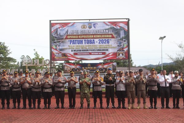 Operasi Patuh Toba-2026 Resmi Dimulai di Simalungun, Petugas Gabungan Siap Sasar Pelanggar Lalu Lintas
