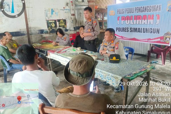 Tekan Angka Pengangguran di Pematang Asilum, Polres Simalungun Siapkan Pendataan dan Pelatihan Kerja lewat Program Poliran