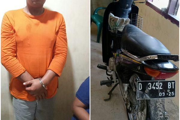 Aksi Cepat Reskrim Polsek Bosar Maligas Ungkap Curat Motor di KEK Sei Mangkei, Tersangka Ditangkap di Batu Bara