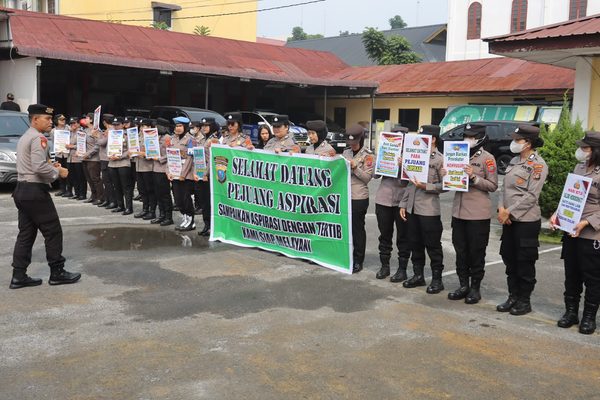 Perkuat Kesiapan, Polres Pematangsiantar Latih Peleton Negosiator Polwan