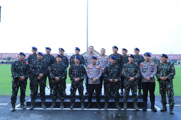 Wadankorbrimob Polri Kunjungi Satbrimob Polda Sumut, Tinjau Lapangan Tembak Gineung Pratidina