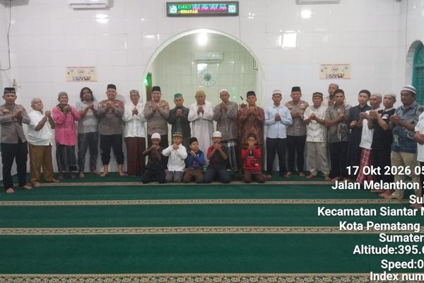Subuh Keliling, Kapolres Pematangsiantar Ajak Warga Bersinergi Jaga Kamtibmas dan Cegah Narkoba