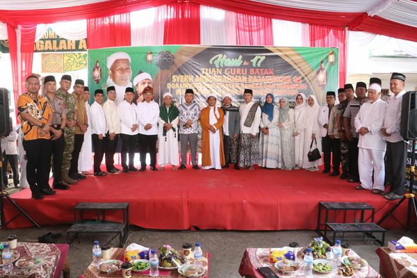Hadiri Haul ke-17 TGB Syekh Abdurrahman Rajagukguk, Kapolres Simalungun Perkuat Kedekatan dengan Ulama