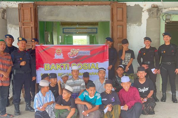 HUT ke-81 Brimob, Batalyon C Pelopor Berbagi Kasih Salurkan Bantuan untuk Anak Panti Asuhan di Padangsidimpuan