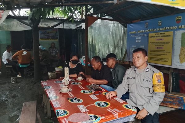 Patroli Kampung Bebas Narkoba di Kelurahan Bantan, Polsek Siantar Barat Perkuat Sinergi Polri dan Masyarakat