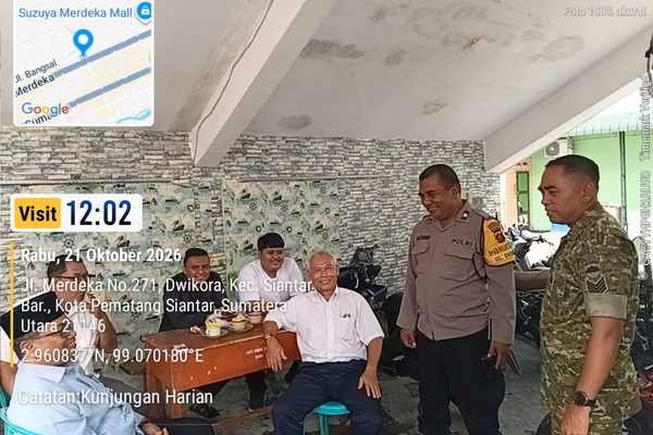 Bhabinkamtibmas Kelurahan Dwikora Sambangi Sekolah Muhammadiyah, Ingatkan Ganti Kabel Listrik Rusak untuk Cegah Kebakaran
