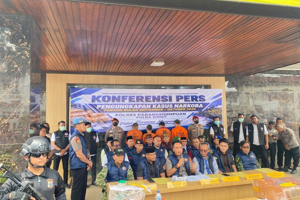 Sinergi Lintas Sektor di Aula Polres Padangsidimpuan, Brimob Sumut Dukung Asta Cita Presiden