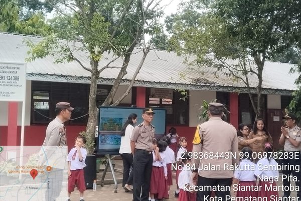 Cegah Bullying, Polsek Siantar Martoba Gelar Polidik di SDN 124388, Pererat Kemitraan Polri dan Dunia Pendidikan