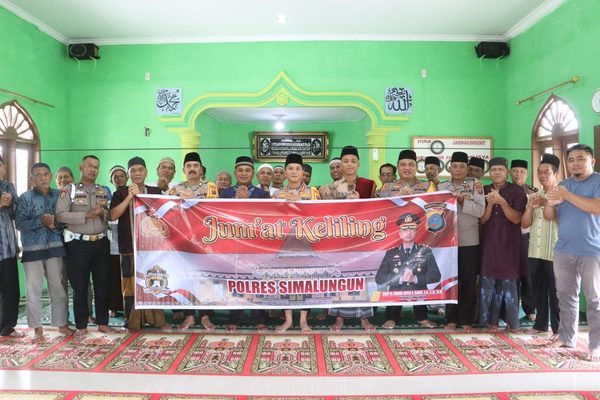 Kapolres Simalungun Gelar Jumat Curhat di Masjid Awal, Imbau Warga Lindungi Generasi Muda dari Narkoba