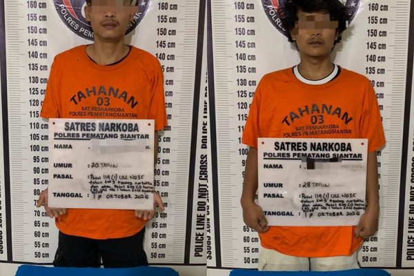 Berawal dari Informasi Masyarakat, Satresnarkoba Pematangsiantar Amankan Dua Pria dengan Sabu 1,80 Gram di Tanjung Pinggir